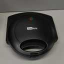 FineMade Pizzelle Maker with Non-Stick Coating, Electric Pizzelle Cookie Baker Press with Snowflake Pattern, Make Two 4 Inch Traditional Italian Waffle Cookies at Once, Recipe Included