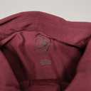 Red Maroon Short Sleeve Beach Grunge Polo Shirt Mens Large