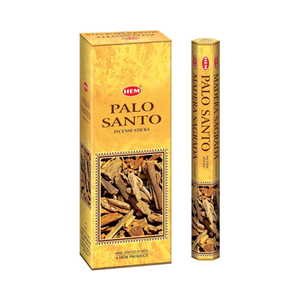 Hem Palo Santo Incense Sticks (120 Sticks, 6 Boxes Inside) - 9 Inches Long, 20g per Box - Perfect for Meditation, Eradicate Negativity, Rituals & Cleansing Aura.