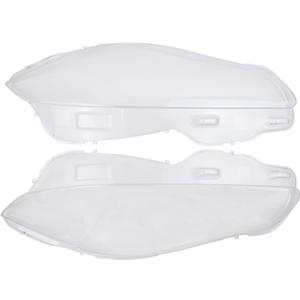 ApplianPar Front Left and Right Side Headlight Lens for Jaguar XJ XJL 2010-2019 Headlamp Cover Shell Clear