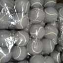 150 Pieces Precut Tennis Balls Bulk for Chairs Classroom Tennis Walk Ball Legs Floor Protector Chairs Foot Covers for Non Slip Rubber Glide Coverings(Gray)