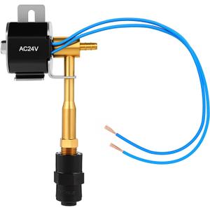 Lounsweer Mental Ac Solenoid Valve Assembly Kit Humidifier Solenoid Valve Assembly Kit Compatible with 50041883-001 Brass Body 2 Ports Threaded Inlet HVAC Controls