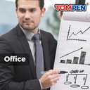 Black Permanent Markers Fine Tip 48 Count Bulk,Waterproof Permanent Marker Pens with Quick Drying on Wood,Plastic,Paper,Metal,Mirror for Office School Classroom Home