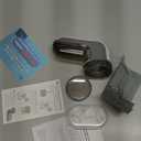 BEAUTURAL Fabric Shaver and Lint Remover, Sweater Defuzzer with 2-Speeds, 2 Replaceable Stainless Steel Blades, Battery Operated, Remove Clothes Fuzz, Lint Balls, Pills, Bobbles Gray