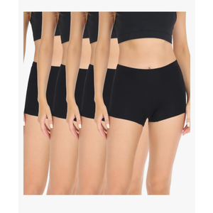 wirarpa Women's Boyshorts Panties Cotton Boxer Briefs for Ladies Underwear Shorts with Cotton Crotch 8 Pack