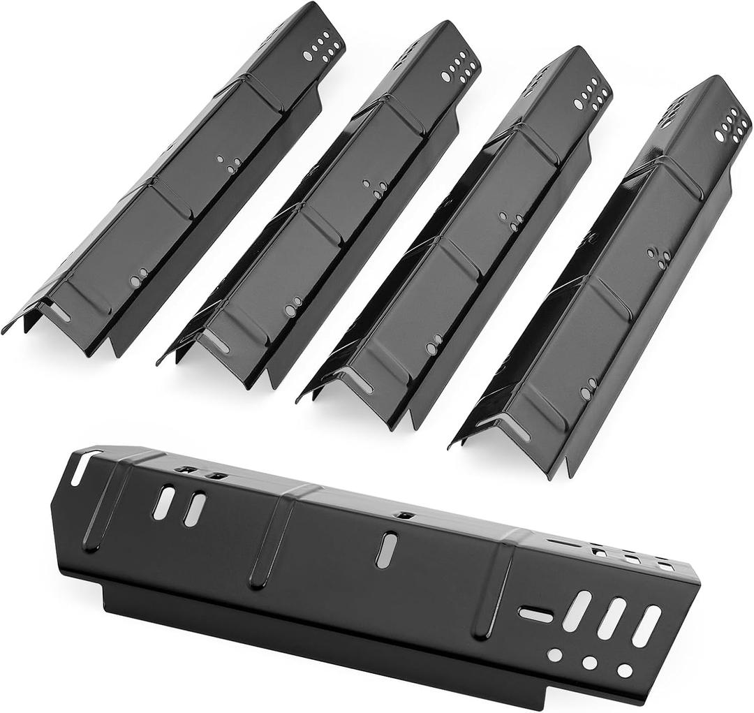 Grill Heat Plate Replacement Parts for Dyna-Glo DGH474CRP, DGH485CRP, DGH483CRP, Porcelain Steel Heat Shield for Dyna-Glo 5 Burner Grill, Dyna-Glo 4 Burner DGH450CRP, Heat Plate for Revoace GBC1793W