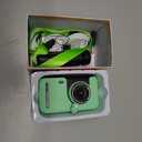 Kids Camera, Birthday Gifts for Boys and Girls Age 3-8,Video Recorder for Kids 8-12,Childrens Digital Camcorder for vlogging Portable Kids Selfie Camera with 32GB SD Card Green