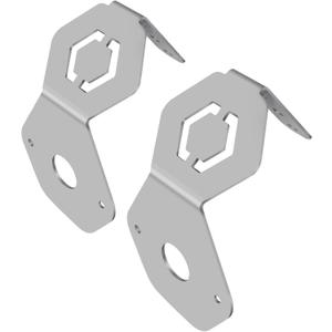 Watermelon Light Bracket, Turn Signals Bracket Watermelon Light, Stainless Steel Watermelon Light Mounting Plate 2 PCS - Without LED Light