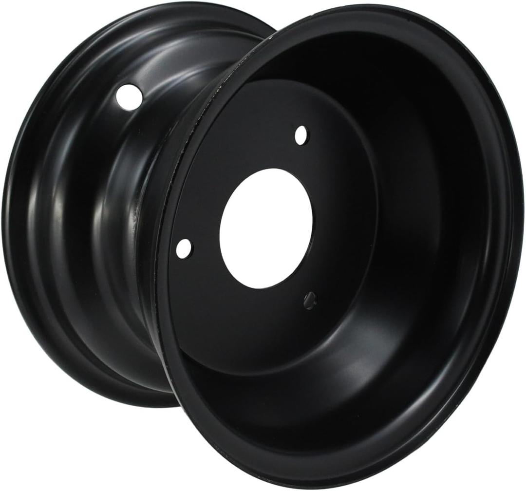 7" ATV Wheel Rim 3-Hole Compatible with Taotao 110CC 125CC ATV | fits for Go-Kart GK110 ATK125A, Fits 16x8-7 Tire