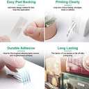 COLORTY Replacement for Brother P-Touch Label Maker Tape TZe 12mm 0.47 Laminated Compatible with Brother P Touch Label Maker PT-D210 PT-H110 PT-D400AD PT-P710BT TZe-231 Pastel Tape Cassette, 6 Pack (White/Pink/Green/Gold/Grey/Gold)