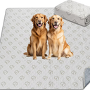 FXW Washable Dog Pee Pads, Khaki, Square: 63 x 63-in, 1 count