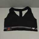 New Balance Seamless Wirefree V-Neck, T-Back Racer Sports Bra with Allover Texture, XL