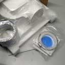 12" Ultra Quiet Bathroom Exhaust Fan with 6500K LED Light, 1.0 Sone 120 CFM, 10x10 Mount, 1500 LM Ceiling Ventilation Fan, Energy Efficient (6500K LED-W)