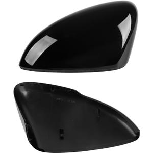 1Pair Black Side Mirror Cover Cap Housing Compatible with Honda Accord 2018 2019 2020 2021 2022 Honda Accord Touring and Touring Hybrid with Turn Signal Model, Direct Replacement, 76251-TVA-A31