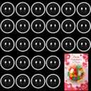 30 Pcs 3.12inch Plastic Shaker Domes for Card Making,3D Shaker Domes for Crafts Half Ball Candy Domes for Christmas Cards Making Scrapbook Decorations (3.12inch)