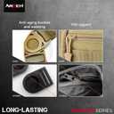 Outdoor Tactical Chest Bag for Men Sports Rig Vest with Pouch Phone Adjustable EDC Travel Pack (XXXL)