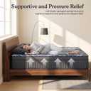 REALONE 12 Inch Queen Hybrid Mattress in a Box