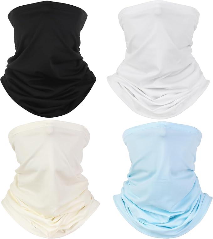 YRANXQUN Ski Mask for Men Women, Balaclava Full Face Head Neck Gaiter Cover, Summer UV Protection Cooling Outdoor (Black Dark Gray, One size) 4 PCS, Color May Vary YRANXQUN Ski Mask for Men Women, Balaclava Full Face Head Neck Gaiter Cover, Summer UV Protection Cooling Outdoor (Black Dark Gray, One size) 4 PCS, Color May Vary
