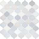 STICKGOO Arabesque Peel and Stick Backsplash, 12'X12' Self Adhesive Wall Tile (Thicker Design, Light Tones)