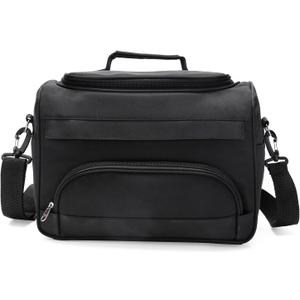 VERSAINSECT airdressing Bags for Stylists Hairdresser Bag for Supplies with Shoulder Strap Cosmetics Beauty Hairstylist Bag Makeup Salon Organizer Bag with YKK Zipper (BLACK), 13.8" x 8.7" x 9.5"