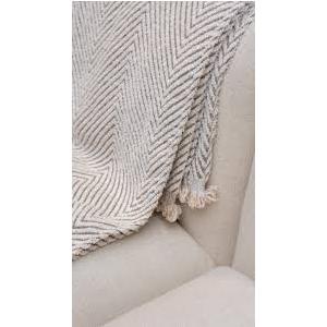 Peshtemania Premium Cotton Boho Throw Blanket Fall Throw Blanket |50x60| Beige Cream for Bed Sofa Couch Outdoor Farmhouse Turkish Throws and Blankets for Bedroom Picnic Blankets Yoga Blanket