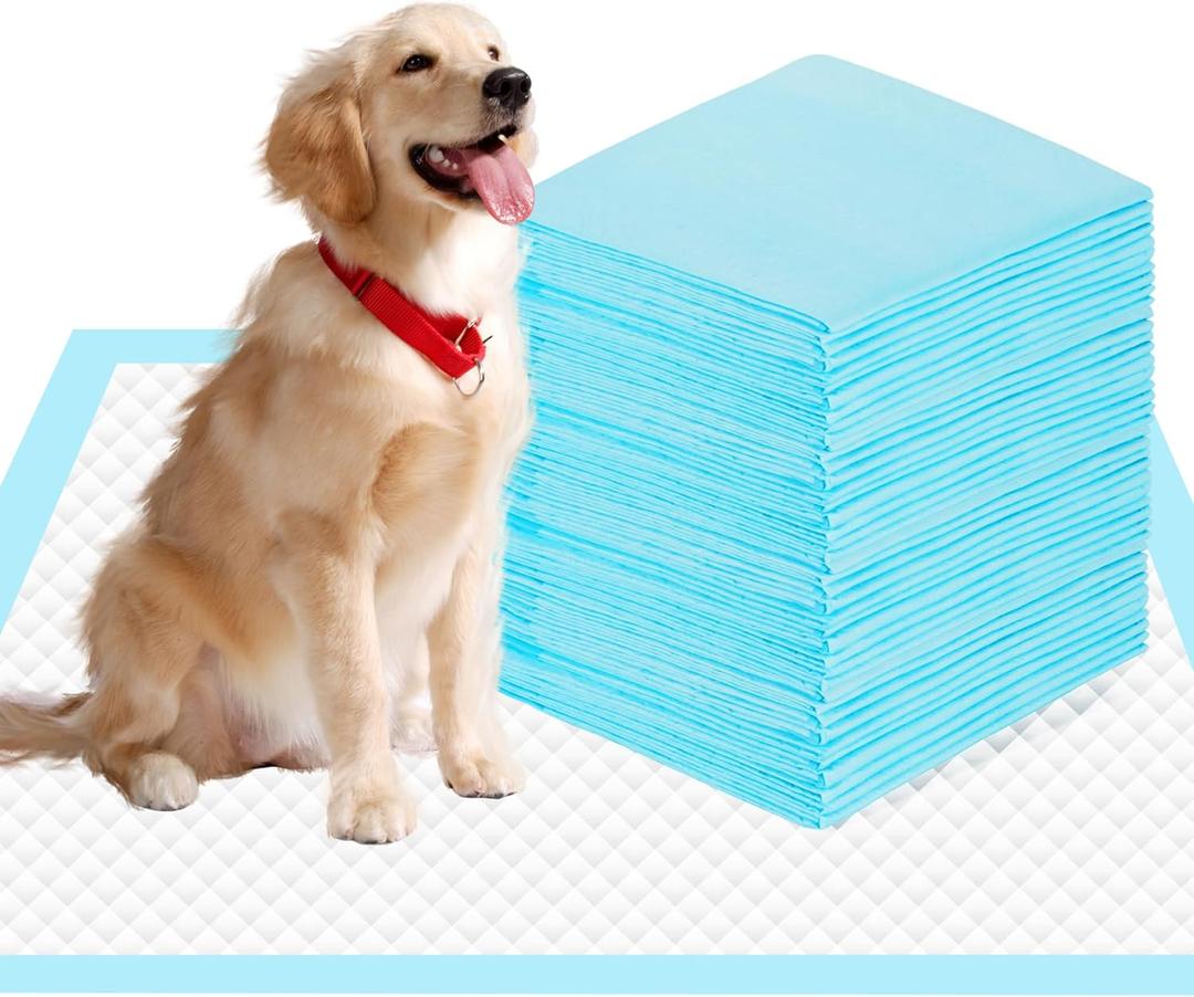28"x34" Dog Pee Pads Extra Large, Super Absorbent Leakproof Quick Drying Pee Pads, Training Puppy Pads Disposable Pee Pads for Dogs - 10 Count
