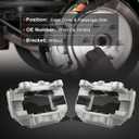 cciyu Front Left & Right Brake Calipers Assembly 191653 191654 1993 1994 1995 1996 1997 For Toyota For Land Cruiser 4.5L
