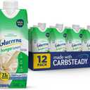 Glucerna Hunger Smart Meal Sized Diabetes Care Shake, Classic Vanilla, Diabetic Meal Replacement to Support Blood Sugar Management, 23g Protein, 250 Calories, Ready to Drink, 16-fl-oz Bottle, 12 Pack (EXP 12/01/25)