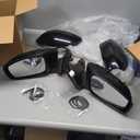 TRQ Driver & Passenger Side Mirror Set with Heat Compatible with 2008-2013 INFINITI G37 2014-2015 Q60 IN1320114 IN1321114