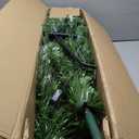 7ft Pre-lit Fiber Optic PVC Artificial Christmas Tree w/ 820 Branch Tips