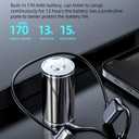 Bone Conduction Headphones - 2023 New Waterproof Bone Conduction Head Phones with Mic, 5.3 Open-Ear Earbuds Sports Headphones Ear Bone Running Music Headphones (Black)