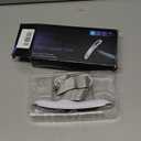 Rechargeable Digital Travel Scale with Strap for Luggage Suitcase Baggage Weighing, Weight Max up to 110 Lbs/50kg & LCD Display Screen Design,USB Type-C Port (Silver)