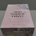 Candle Warmer Lamp Wood with Timer, Dimmable Electric Candle Lamp Warmer for Jar Candles, 2 * 35 Watt Bulb, Birthday Gifts for Women Men, Decorative Wooden Candle Lamp for Bedroom Home Decor