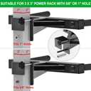 Dip Attachment for Power Cage with 5/8" or 1" Hole, Y-Shaped Dip Bar