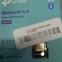 TP-Link USB Bluetooth Adapter for PC - Bluetooth 5.4 Dongle Receiver, Plug and Play, Nano Design, EDR & BLE, Supports Windows 11/10/8.1/7 for Desktop, Laptop, Keyboard, Mouse, etc (UB500)