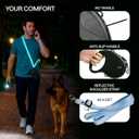 Retractable Dog Leash for Large Dogs up to 110 lbs  17ft Long Hands Free Lead for Dogs  Reflective Heavy Duty Puppy Leash and Waist Dog Leashes for Training, Running, Outside  Correa para Perros