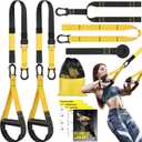 Home Resistance Training Kit, Resistance Trainer Fitness Straps for Full Body Workout, Bodyweight Resistance Bands with Handles, Door Anchor, Heavy Duty Exercise Bands for Home Gym Workout Equipment