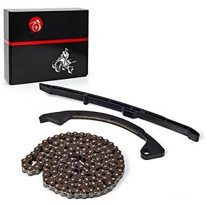 MOTO1988 Cam Timing Chain and Guides Compatible with Suzuki Quadsport Z400 LTZ400 LTZ 400 Z 400 2x4 2004-2013 OEM 12771-29F00 12811-07G00