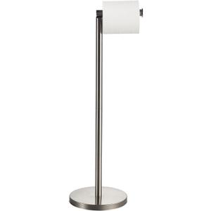 Toilet Paper Holder Stand, Stain Nickel 304 Stainless Steel,Free Standing for Bathroom,Weighted Base