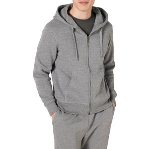 Amazon Essentials Men's Full-Zip Fleece Hoodie (X-Large, Light Grey Heather)