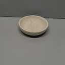 Travertine Decorative Bowls for Home Decor, Marble Fruit Bowl for Kitchen Counter, Keys Bowl for Entryway Table, Large Candy Serving Bowl for Table Centerpiece Office Modern Home Decor (Beige)