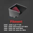 Cold Air Intake Compatible with 2000-2006 Audi TT 8N / 1999-2006 VW GTI MK4 / 1999-2005 VW Jetta MK4 / 1999-2005 VW Jetta GLI MK4, Heat - Resistant Aluminum Pipe, High - Flow Filter