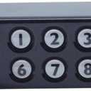 Sargent & Greenleaf 1300V Electronic Digital Keypad Mechanical Code Lock for Medical Carts, Cabinet, Drawers, and Lockers, Battery Included (Black, Right)