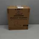 Favoyard Outdoor Seat Cushion Set 19 x 19 Inch Waterproof & Fade Resistant Patio Furniture Cushions with Removable Cover Deep Seat & Back Cushion with Handle and Adjustable Straps for Chair Sofa Couch (Beige)