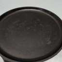 Lodge L9OG3 Cast Iron Round Griddle, Pre-Seasoned, 10.5-inch - Made in USA, Compatible with Stovetop, Oven, Grill & Campfire
