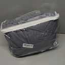 OMYSTYLE Weighted Blanket for Adults (12lbs, 48''x72'') - Twin Size Heavy Throw Blanket, Breathable and Cooling Microfiber Material with Premium Glass Bead for All Season Use, Machine Washable, Black