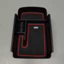 EDBETOS Center Console Organizer Tray Compatible with 2024 2025 2026 Chevy Trax Accessories LS 1RS LT 2RS ACTIV Interior Secondary Armrest Storage Box Insert Tray, Red