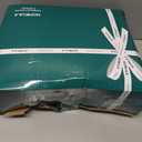 2 Tier Ceramic Fruit Bowl for Kitchen Counter, Tiered Fruit Basket for Countertop, Modern Multi Layer Fruit Display Stand for Party, Cute (Gold&White, Small) 1