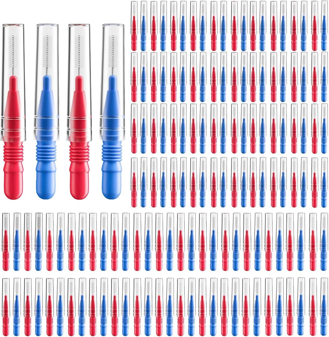 RAZOKO Interdental Brush, Flossing Head,Easy Use Tooth Cleaning Tool 176 Count (2.5mm/3mm)