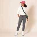 Amazon Essentials Women's Fleece Jogger Sweatpant (Available in Plus Size), Charcoal Heather, Small